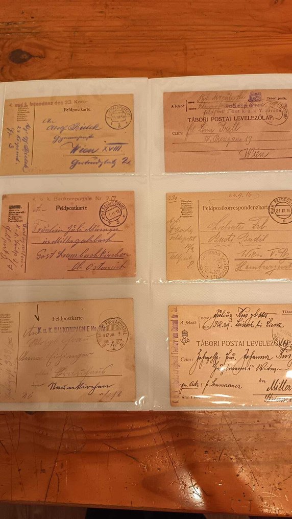 Αυστρία - Α' Παγκόσμιος Πόλεμος, Στρατός, Ευρώπη, Ταχυδρομείο, K.K. Feldpost. Ξεκινώντας με τον αριθμό Feldpost 3-647. - Βιένη - Καρτ-ποστάλ (260) - 1914-1918 #1.0