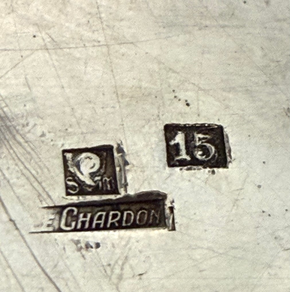 SAINT MÉDARD - 香檳冷卻器 - Le CHARDON,冰桶 -1930年代 - 鍍銀 - 独家,镀银 #2.1