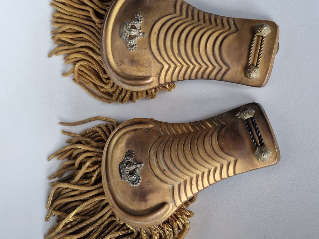 意大利 - Genio - 军装 - 皇家工程军专用肩章一对 #4.3