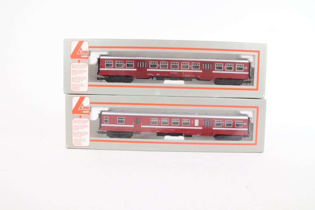 Lima H0轨 - 309584/309321 - 模型火车客运车厢 (2) - M2 IJsselijn 二等车厢及二等/行李车厢 - NS #2.1