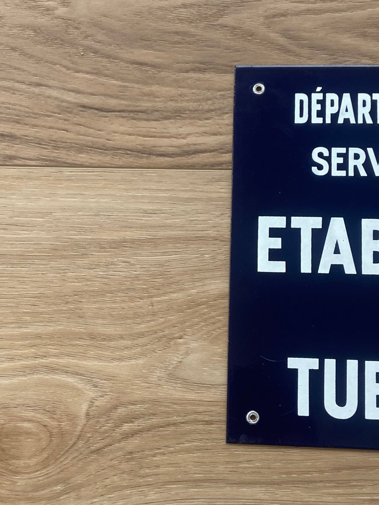 Étable Indemne De Tuberculose - Plaque - Enamel #1.0