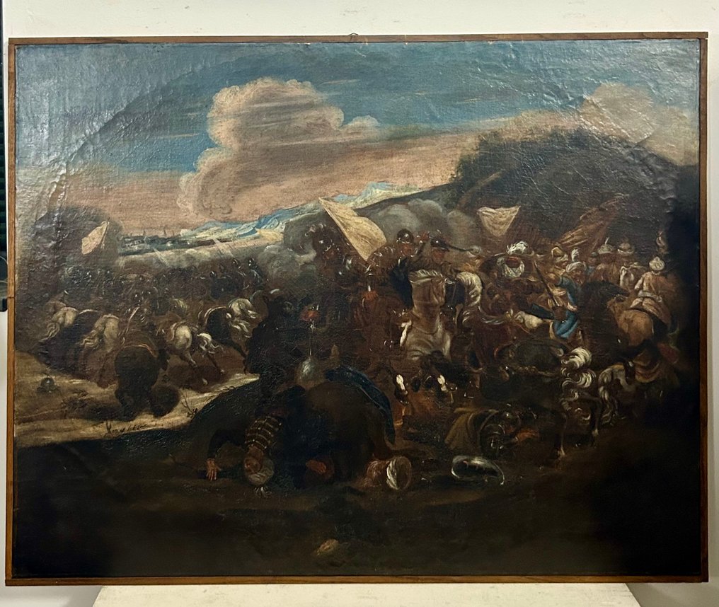 Salvator Rosa (1615–1673), ambito di - Grande battaglia cavalleresca #1.0
