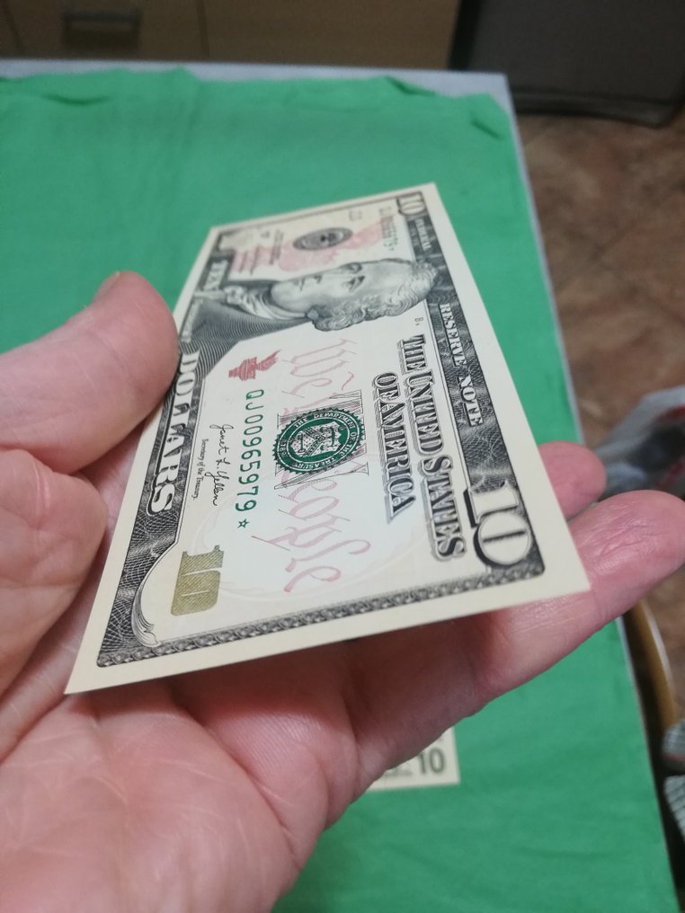 United States of America. - 6 x 10 Dollars 2021 - 2 x 3 Consecutive - including 3 replacements  (No reserve price) #4.3