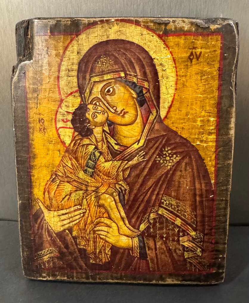 Ikone - Gottesmutter - Holz #1.0