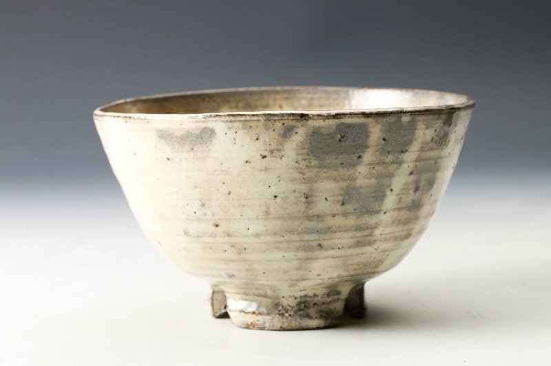 古萩茶碗，乐山窑——清水宏志 - 陶瓷 - Shimizu Hiroshi / 清水比呂志 (b.1941) - 日本 - 昭和年代(1926-1989) #1.0