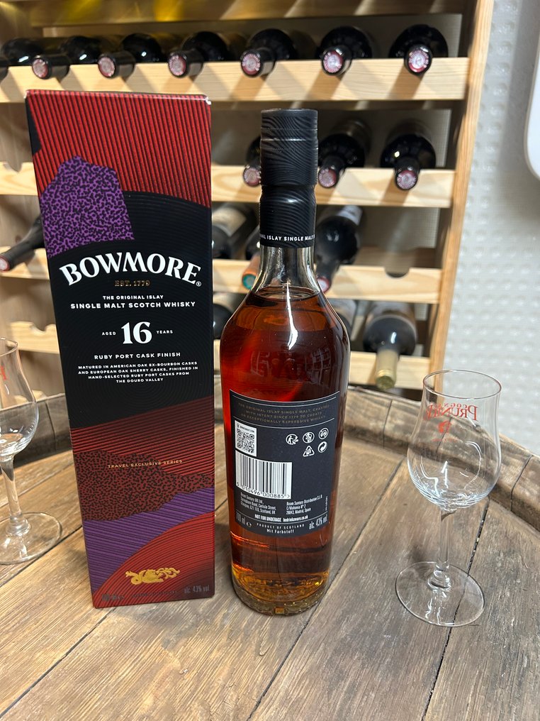 Bowmore 16 years old Ruby Port Cask Finish - Travel Exclusive Series  - 700ml #1.0