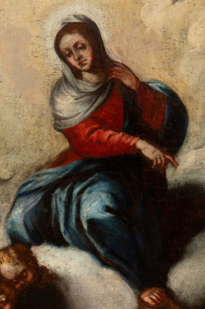 Pedro Aibar Jiménez (1630-1707), Círculo de - Coronación de la Virgen y aparición de la Virgen del Pilar #3.2