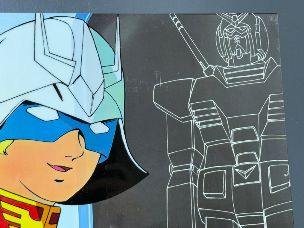 Nippon Sunrise - Original sericel, with copy background - Limited edition from the studio, very rare! - Mobile Suit Gundam (1979/80) #4.3