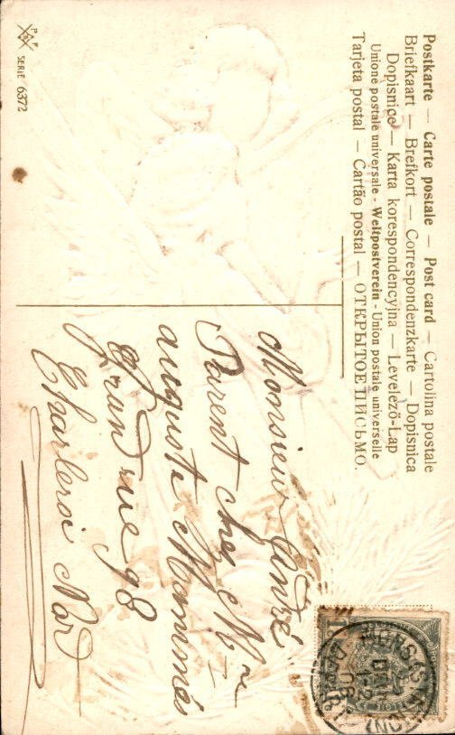 Fantasy, Natale - festività - Cartolina (123) - 1910-1930 #3.2