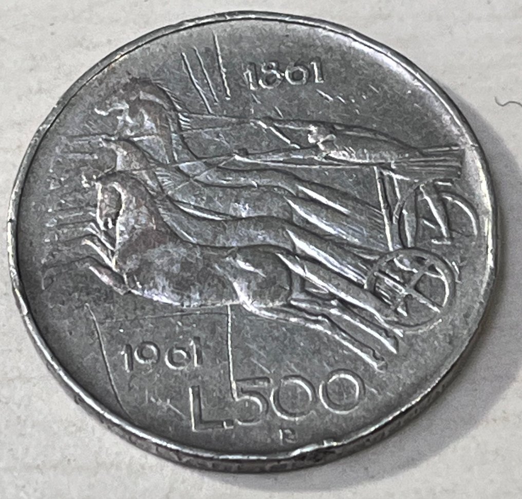 意大利,共和国 500 Lire argento (9 monete) (没有保留价) #4.3