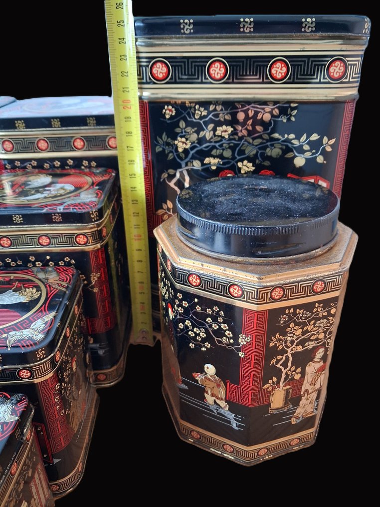 Coleção temática - Coleção de latas de chá chinesas #3.2