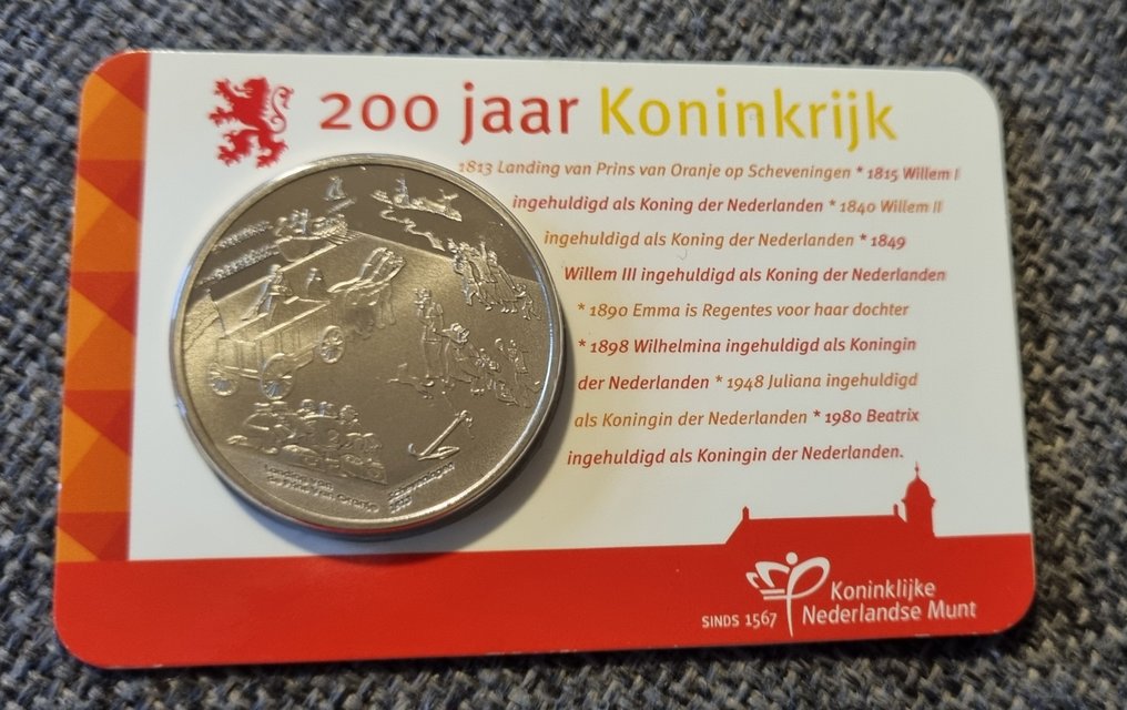 Nederland. Lot van 4 penningen in coincard  (Zonder minimumprijs) #4.3