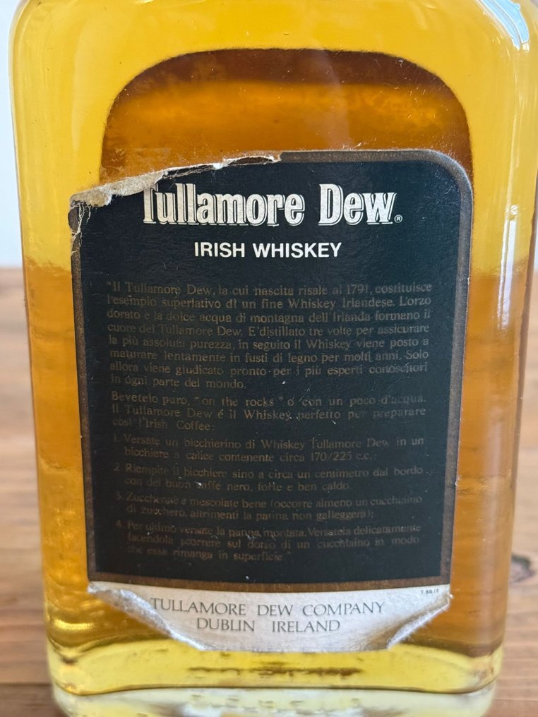 Tullamore Dew - Specially Light Irish Whiskey - b. 1970s - 75cl #4.3