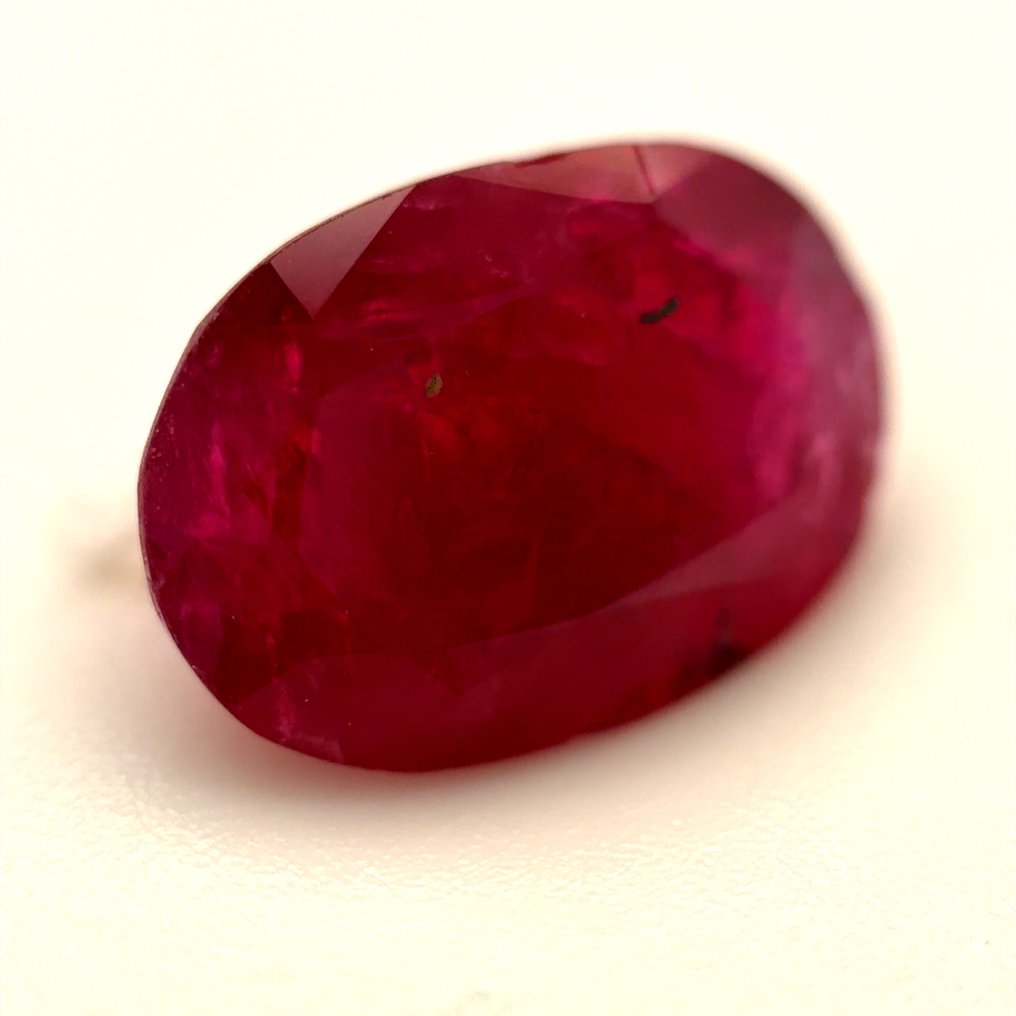 No reserve price - 1 pcs  Red Ruby  - 2.51 ct - International Gemological Institute (IGI) - Natural ruby #2.1