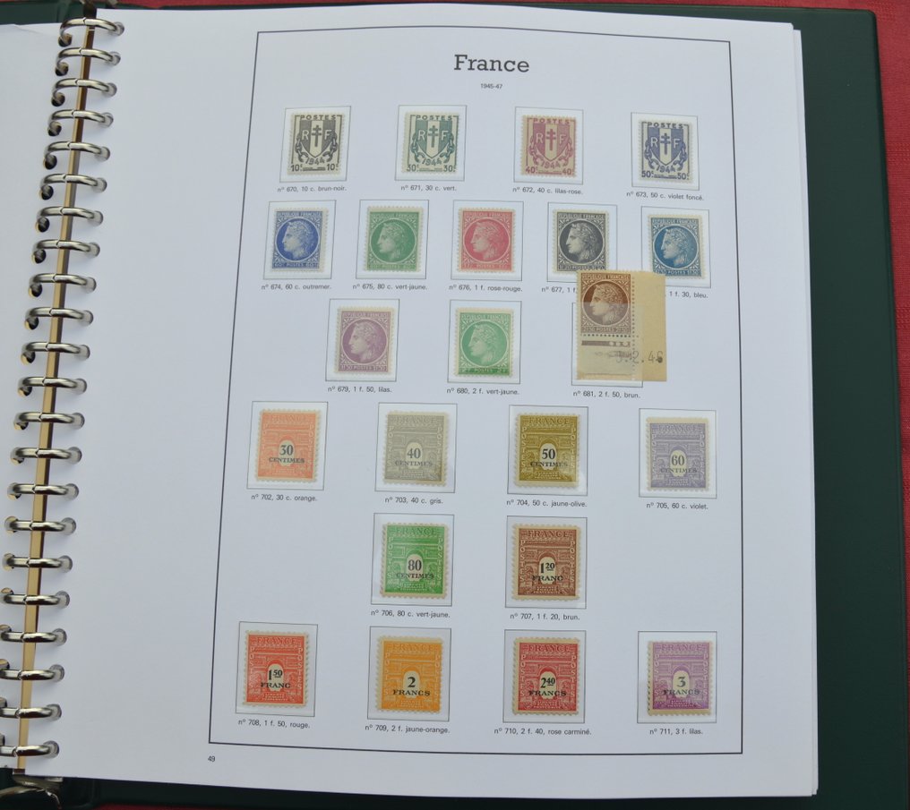France 1945/1959 - Album Yvert & Tellier No 2 -- 1945-1959 -- MNH #1.0