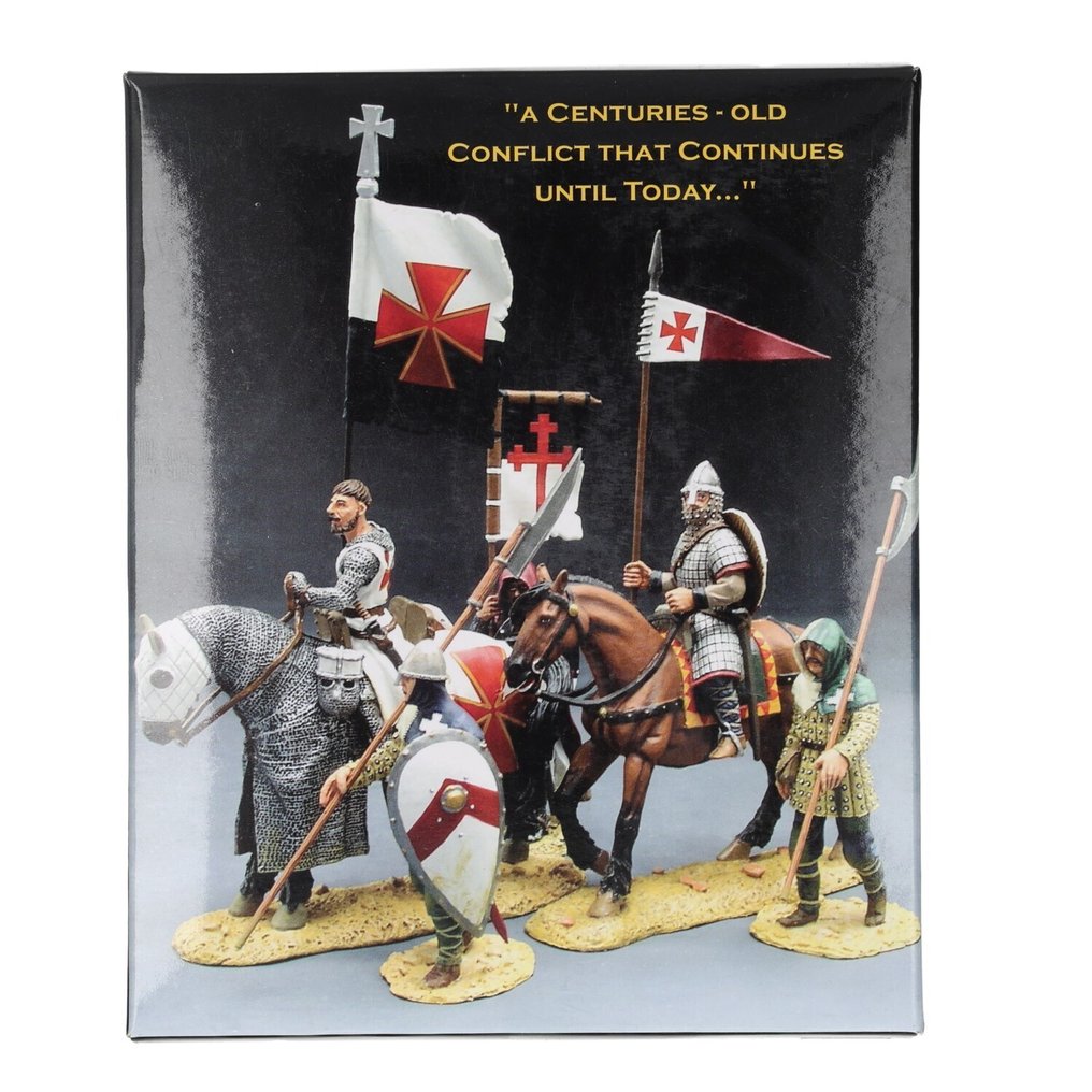 King & Country - Crusaders & Saracens - Crusaders - Figur - MK085 “The King’s Banner Knight” - Hvidmetal #2.1