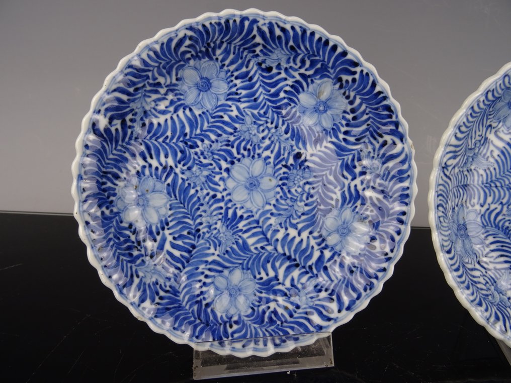 Plate (2) - Porcelain - Kangxi 1662-1722 #1.0
