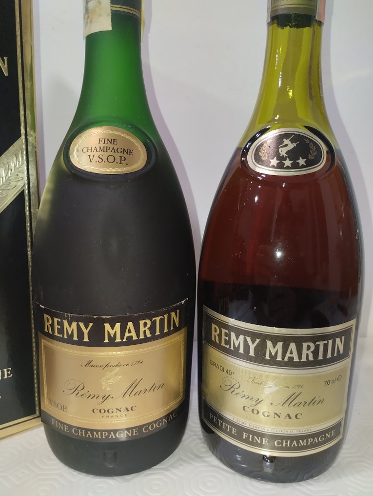 Rémy Martin - VSOP + 3 Star PC  - b. 1980s - 70cl - 2 bottles #1.0