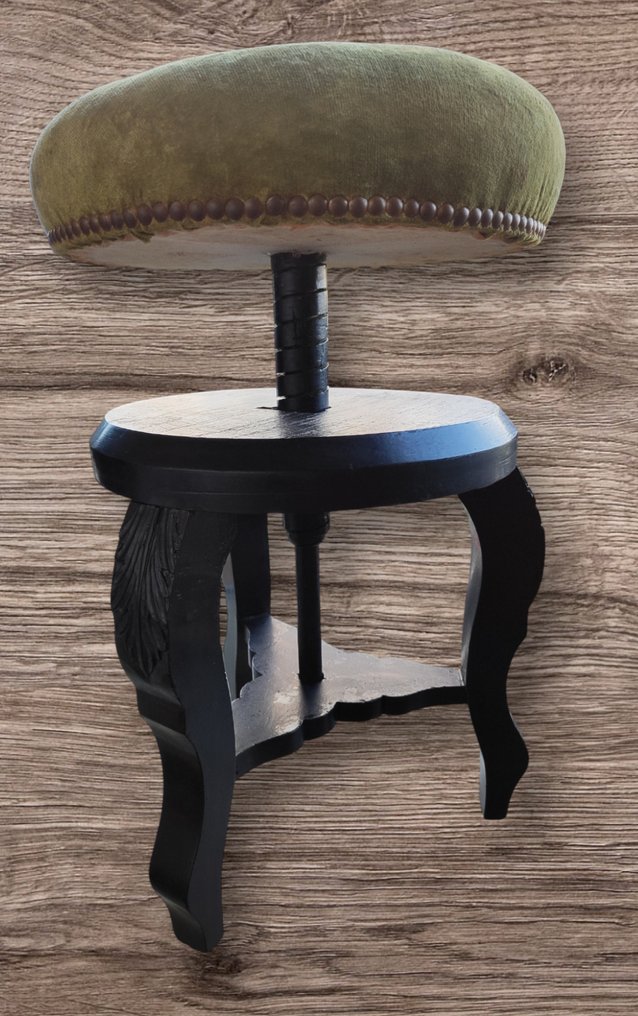 Taburete - Ébano - Taburete de ébano para pianoforte #3.2