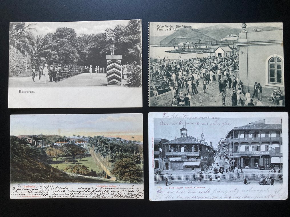 Κόσμος, Εθνολογία (εθνικές / εθνογραφικές κάρτες) - Καμερούν, Ισραήλ, Νότια Αφρική, Μπαρμπάντος, Ινδία, Ιαπωνία, Αλγερία, Υεμένη, Παναμάς... - Καρτ-ποστάλ (50) - 1900-1950 #2.1