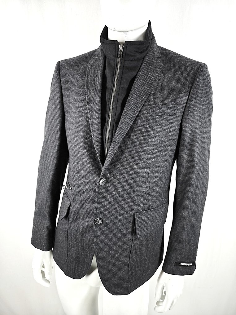 Karl Lagerfeld - Mix Wool/Cashmere with Windbreaker - Blazer #1.0