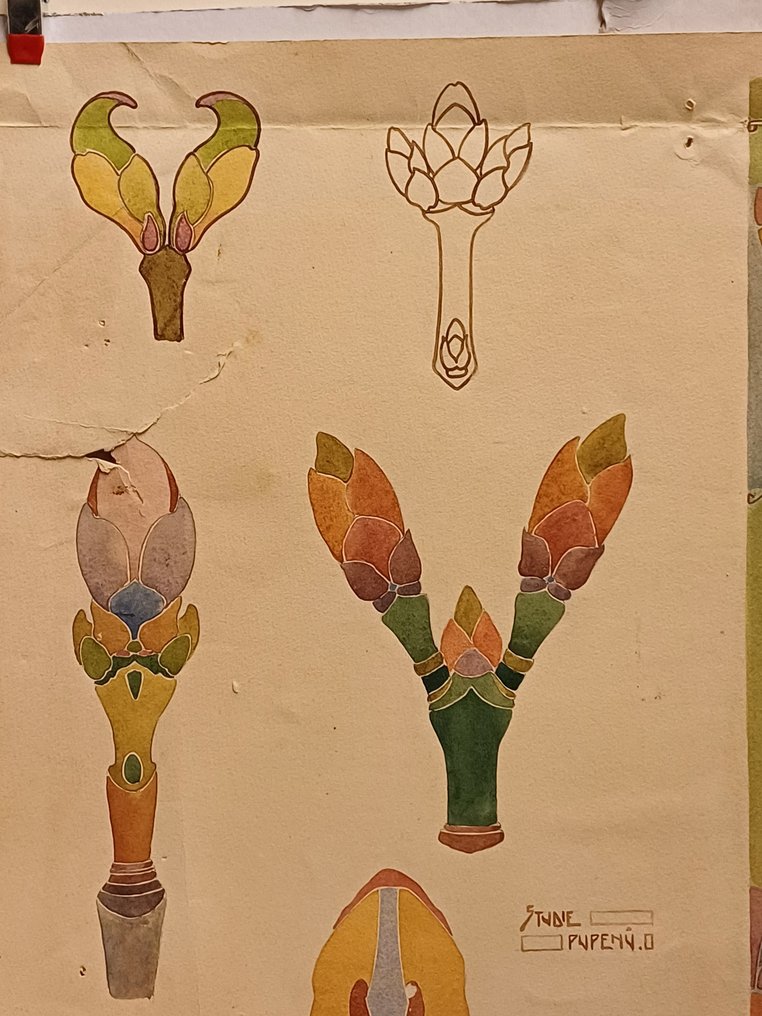 Wall decoration - Design for ceramics - Czechia - Original design #4.3