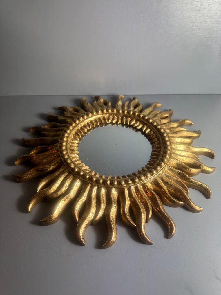 Καθρέφτης- Βιντεντζ Gouden Zonnespiegel - Όμορφη διακόσμηση.  - Ρητίνη, Γυαλί #1.0
