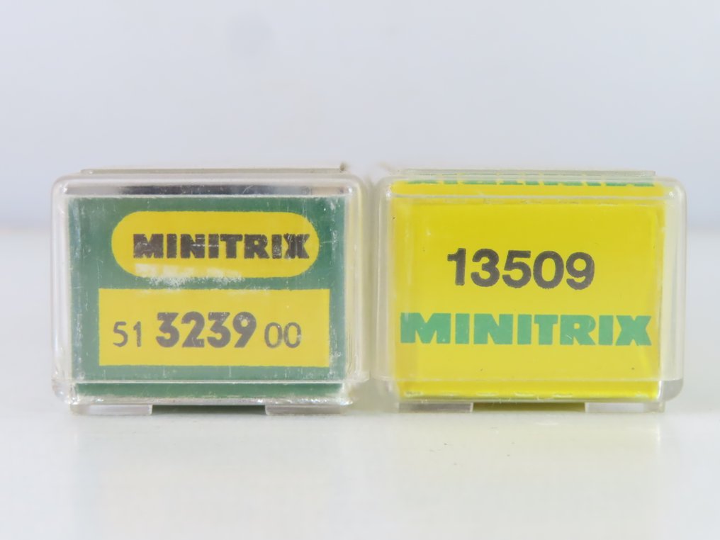 Minitrix N - 13509/13569 - Τρένο μοντελισμού μεταφοράς εμπορευμάτων (6) - 6x 4-θέσιοι Onderlossers/Schotterwagens - DB #2.1