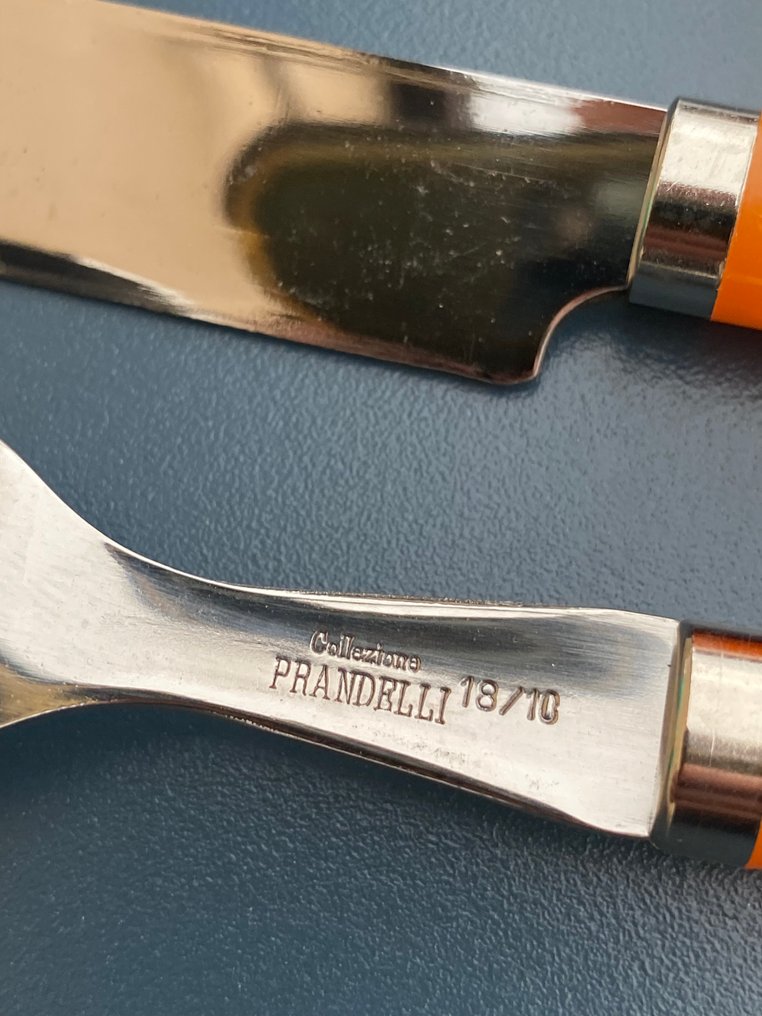 InoxPran - COLLEZIONE PRANDELLI - Servizio di posate (30) - Acciaio, inox, Plastica - Set posate da 6 persone #1.0