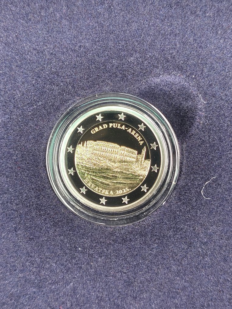 克羅埃西亞. 2 Euro 2025 "Pula" Proof  (沒有保留價) #1.0