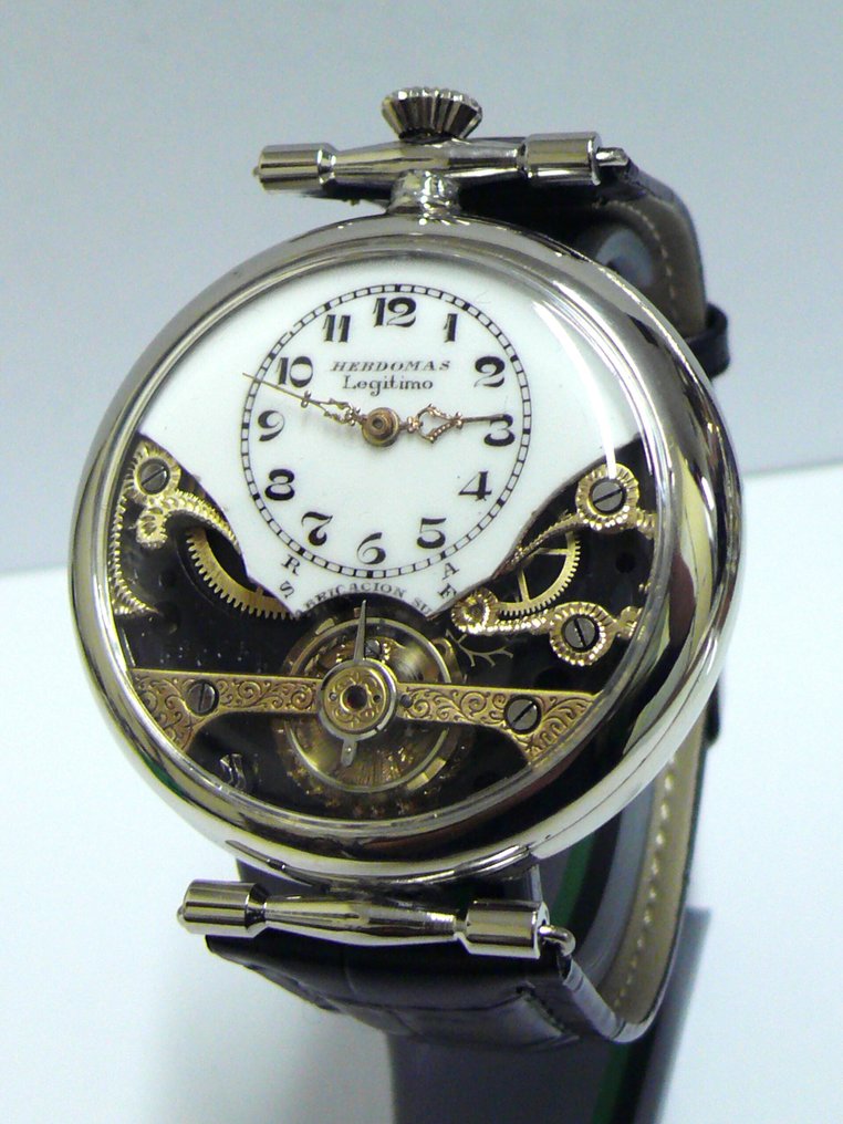 Hebdomas - Legitimo Swiss SKELETON 8 Jours/Days Mariage Watch - Nincs minimálár - Férfi - 1900-1949  #1.0