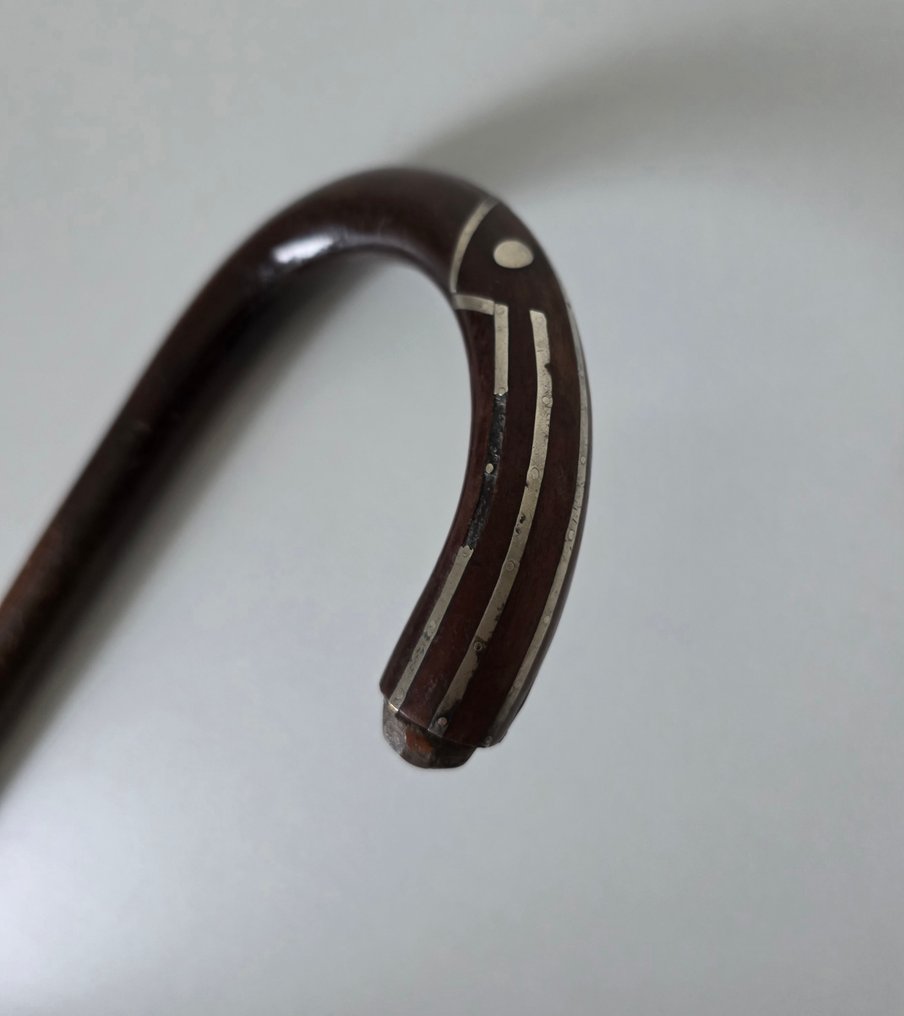 Walking stick - Wood, circa 1900 - Inserted #4.3