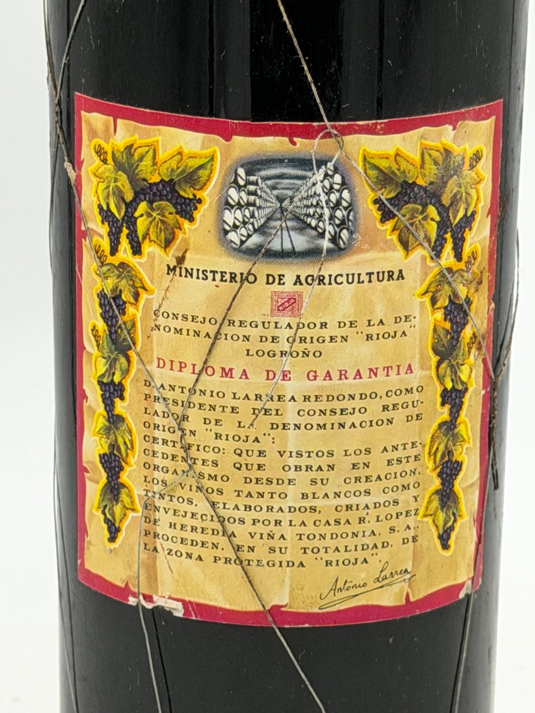1942 R. López de Heredia, Viña Tondonia - Rioja Gran Reserva - 1 Fles (0,75 liter) #4.3