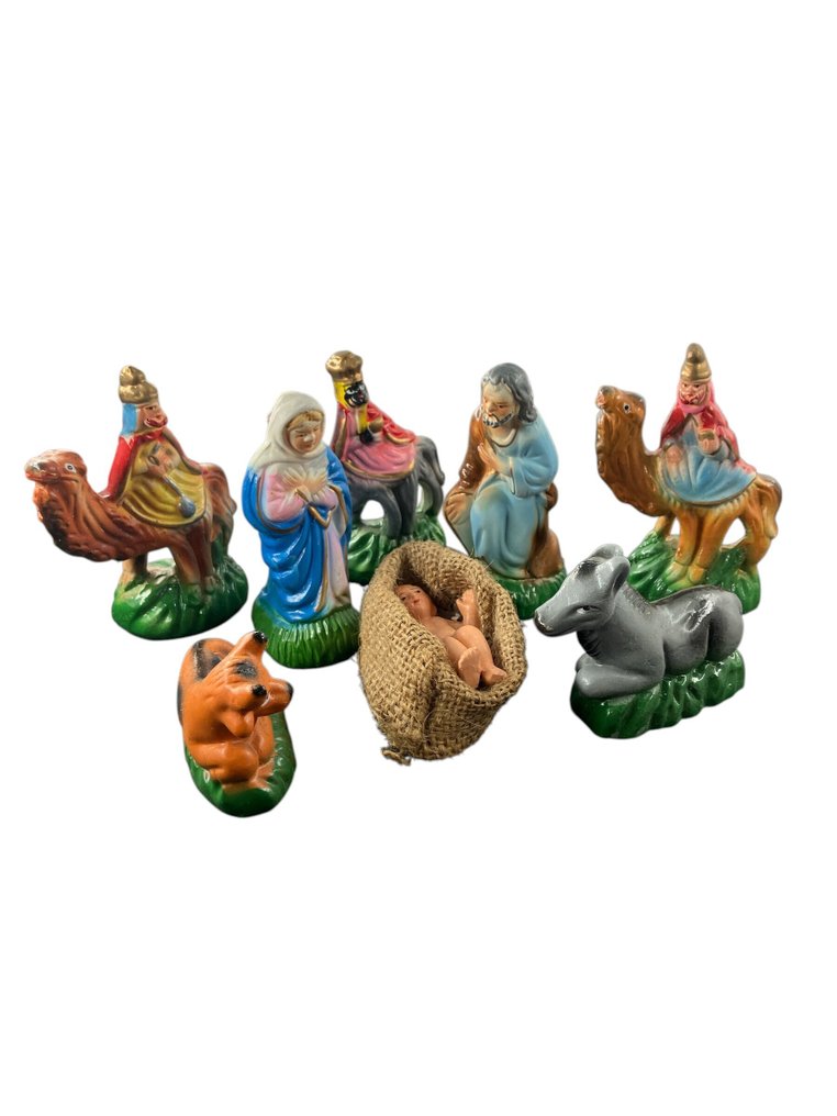 Nativity scene Nativity Scenes (6) - Pottery, Plaster, Textile #2.1