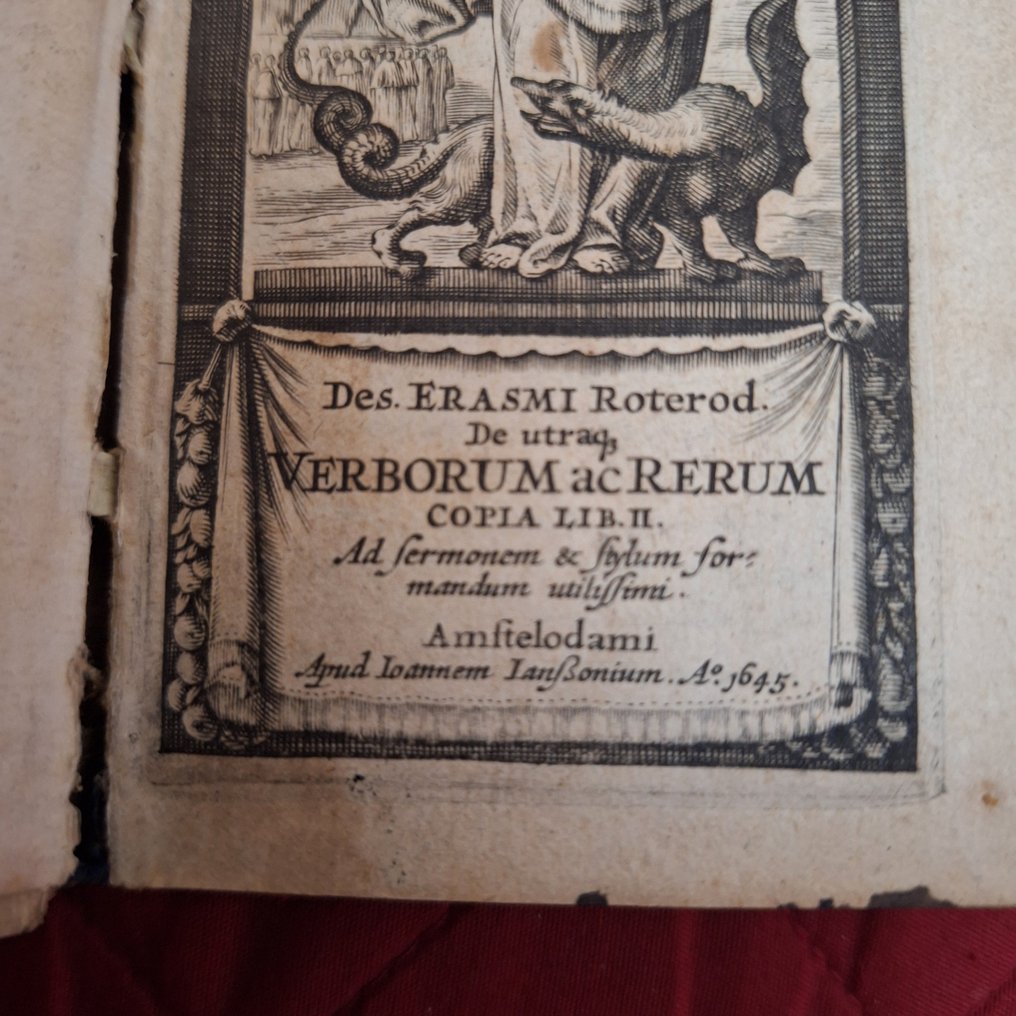 Erasmo da Rotterdam - De utraq[ue] verborum ac rerum copia lib. II - 1645 #2.1