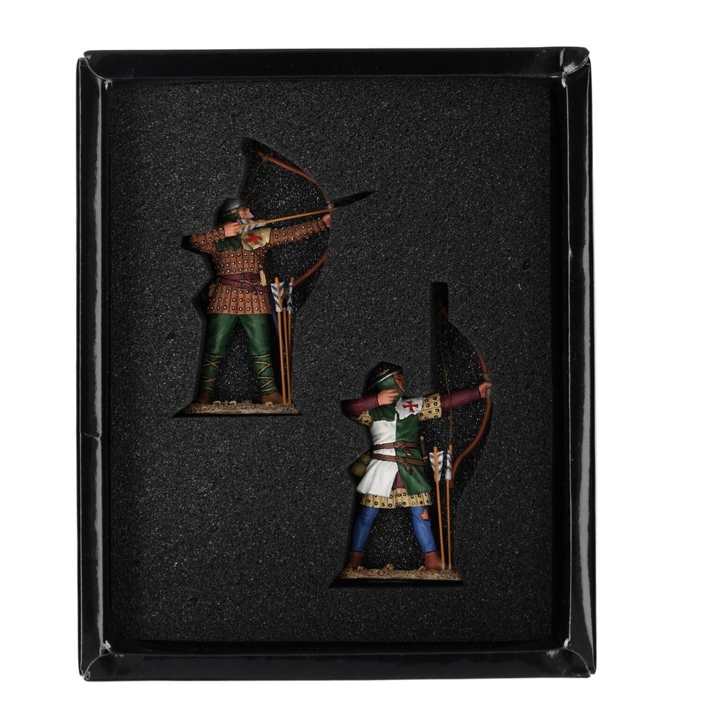 King & Country - Crusaders & Saracens - Crusaders - Φιγούρα - MK067 “Crusader Archer Set” - Λευκό μέταλλο #4.3