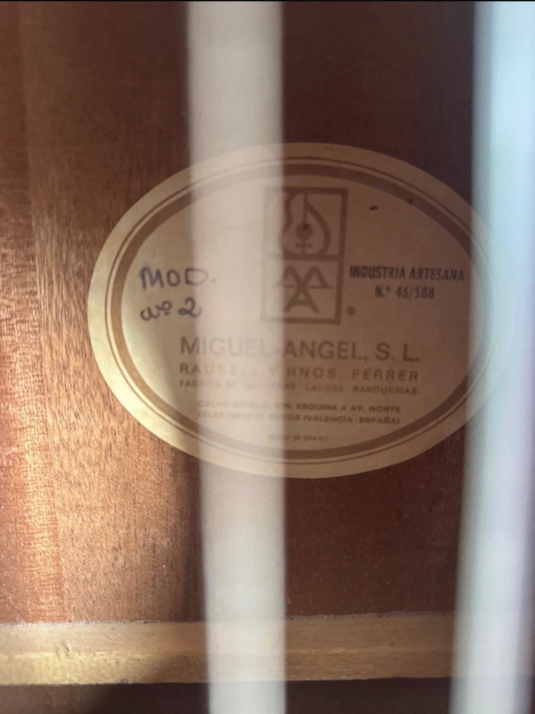 Miguel Angel - Ave 2 -  - 古典結他 - 西班牙  (沒有保留價) #2.1