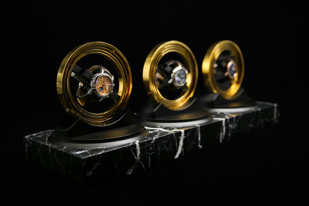 The Pulsar 360 TRIPLE in Black Marble - Limited Edition xxx/287 - Tourbillon / Orbit / Watch Winder #2.1