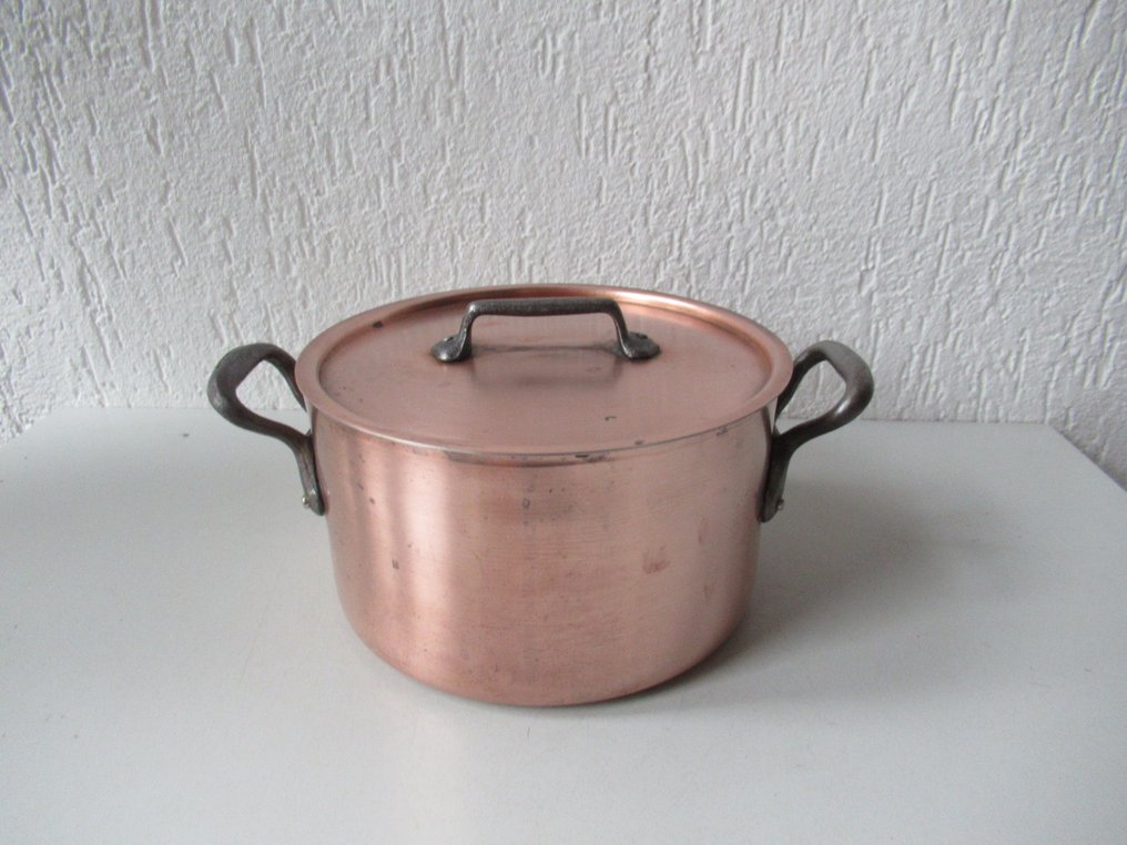 Falk  Belgium - Τηγάνι -  Χαλκού κατσαρόλα με καπάκι. - Χαλκός #1.0