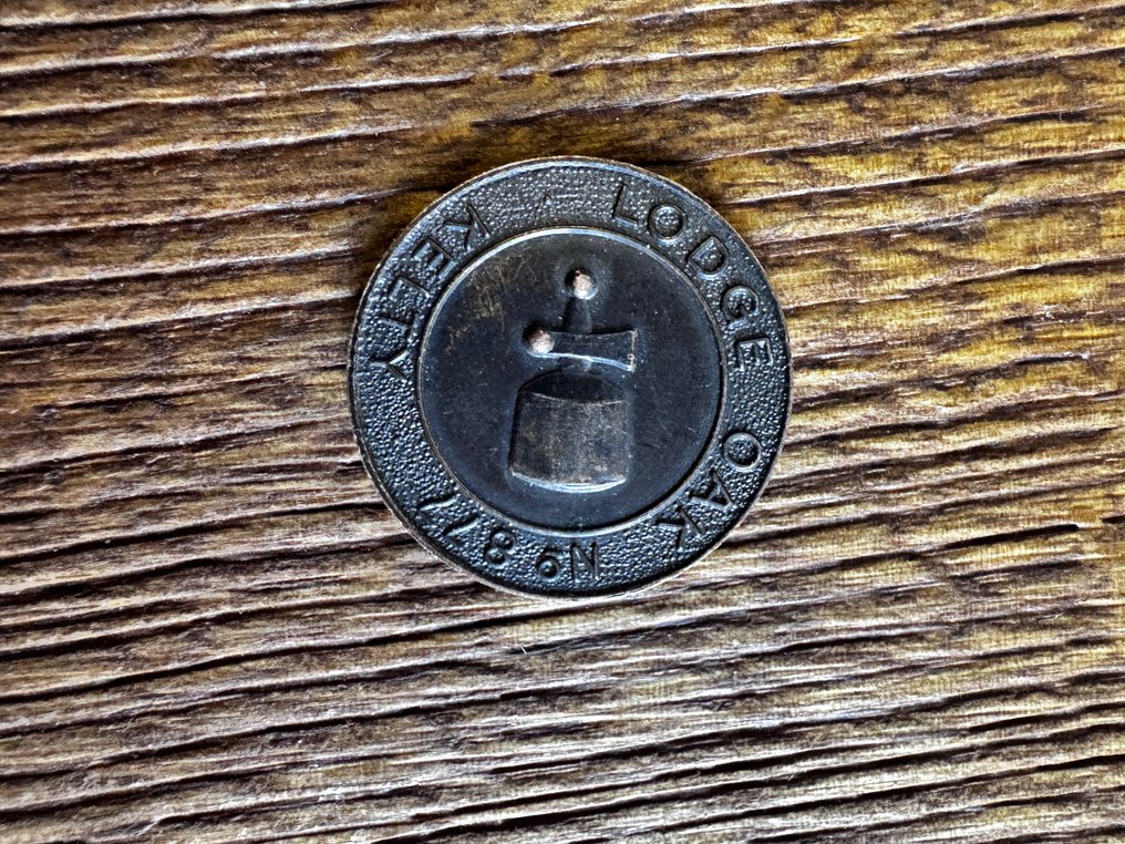 1900c R.A.M 共济会标志代币/“便士”。他们每人都得到了一个便士。. 1900  (没有保留价) #2.1