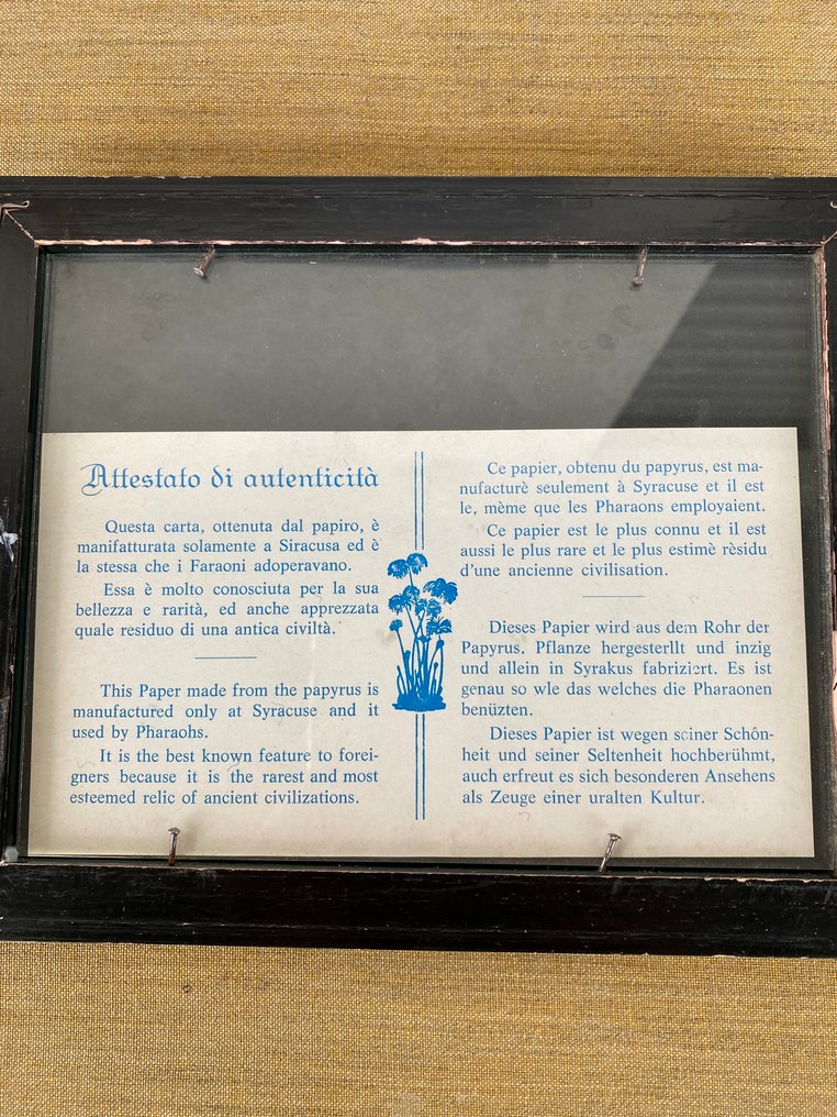 Frame (10) - Papyrus and other materials #3.2