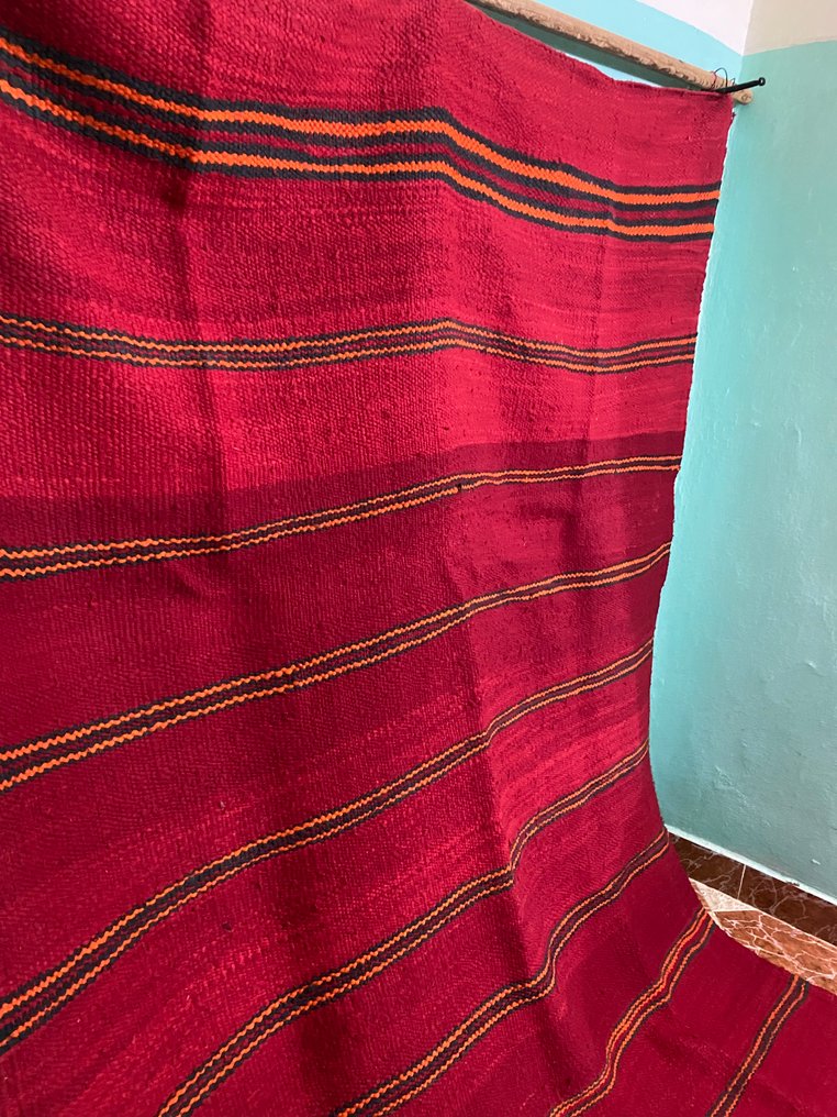 Χαλί - 343 cm - 183 cm - Κόκκινο μαροκινό χαλί. #4.3