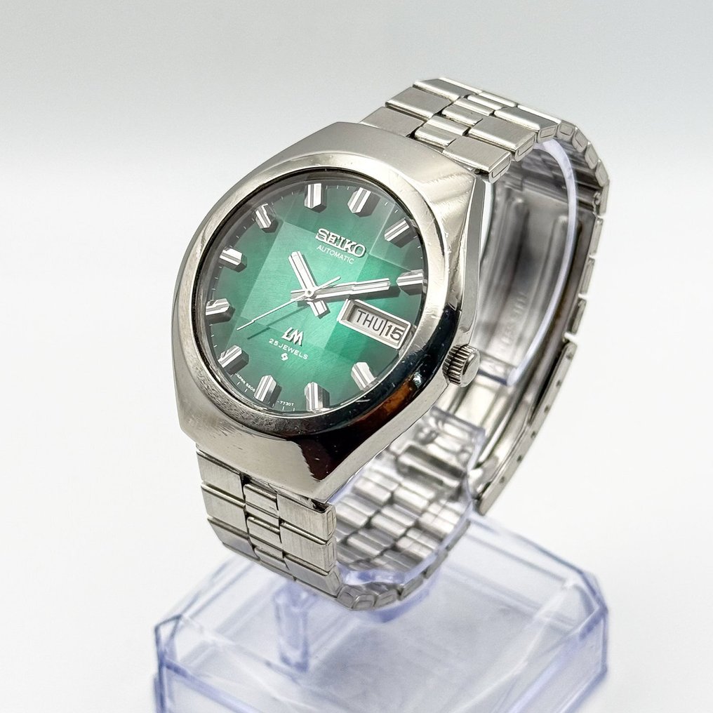 Seiko - Lord Matic "Gradient Green Sunburst" 重時 (Jūji) – Layered Time - Sem preço de reserva - 5606-7360 - Homem - 1974 #1.0