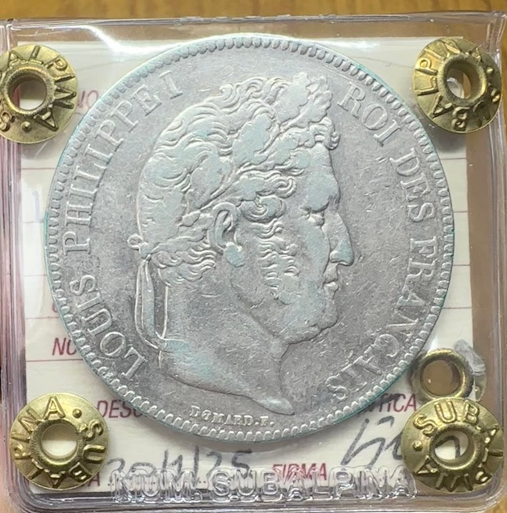 France. Louis Philippe I. 5 Francs 1837-BB, Strasbourg  (No reserve price) #1.0