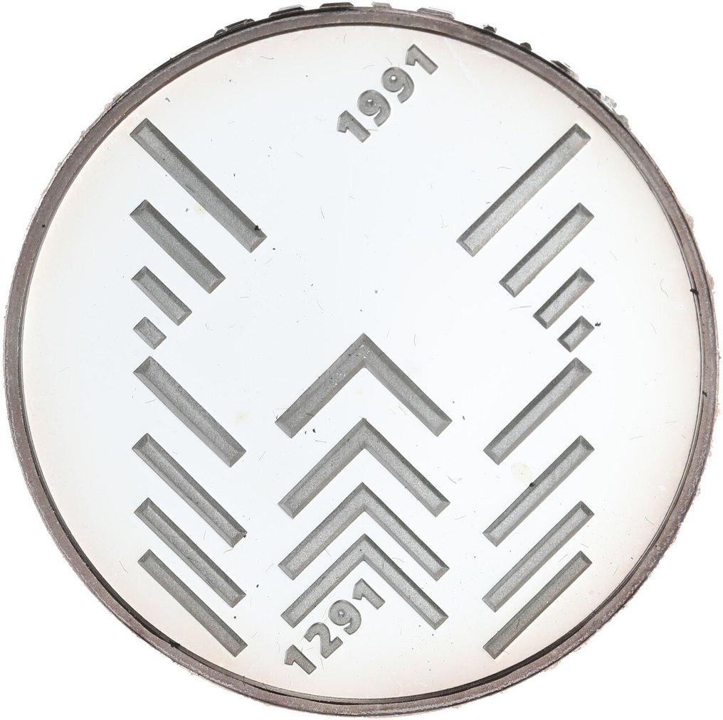 Switzerland. 20 Francs 1991-B. BE (proof) en argent  (No reserve price) #1.0