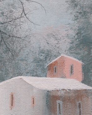 Ezio Dari (XX) - Paesaggio invernale #1.0