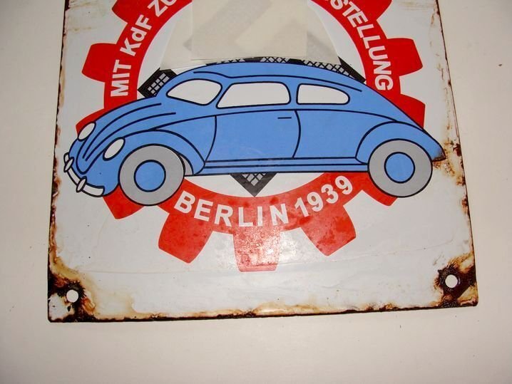 International Automobile and Motorcycle Exhibition Berlin 1939, February 17 to March 5 - Enamel sign - Enamel #3.2