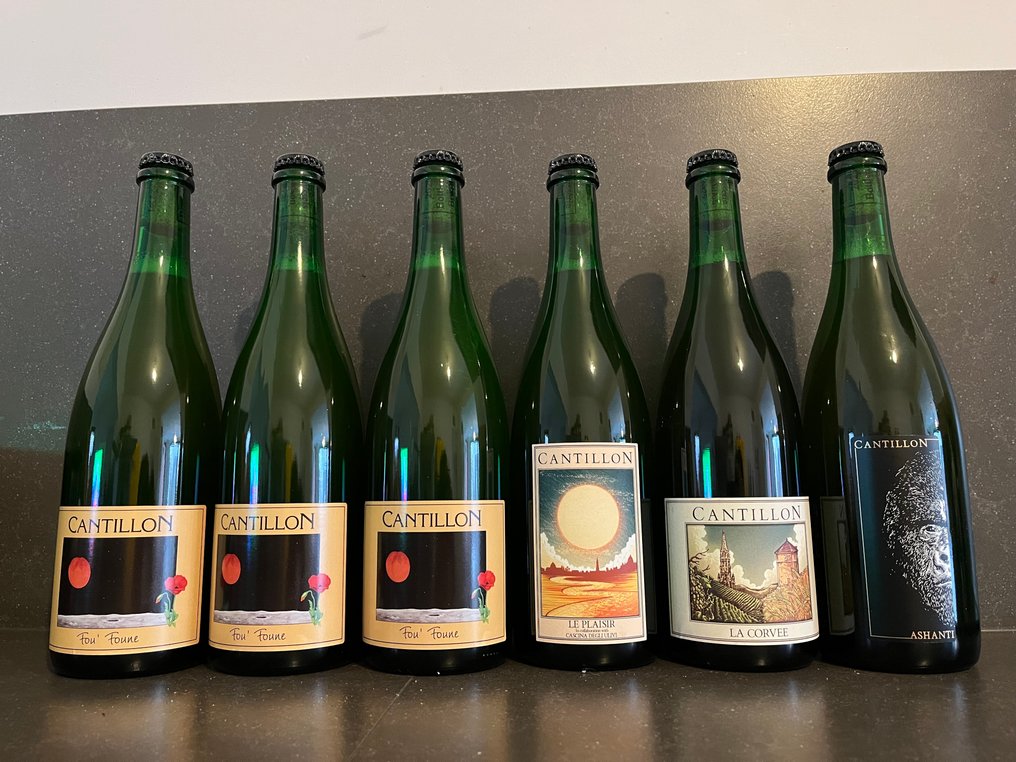 Cantillon - Fou'foune, La Corvée, Le Plaisir & Ashanti - 75cl -  6 bottles  #1.0