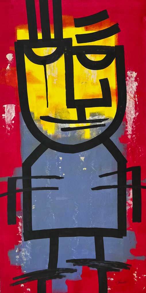 Bamèr - Playful imp - (XL), (unique work) #2.1