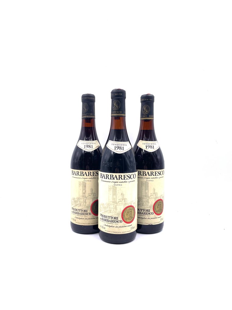 1981 Produttori del Barbaresco - Barbaresco - 3 Bottles (0.75L) #1.0